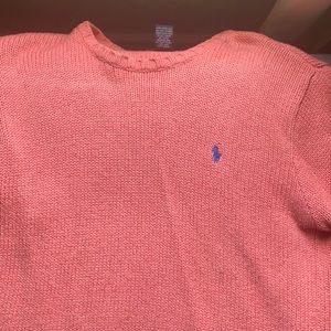 Pinkish polo sweater